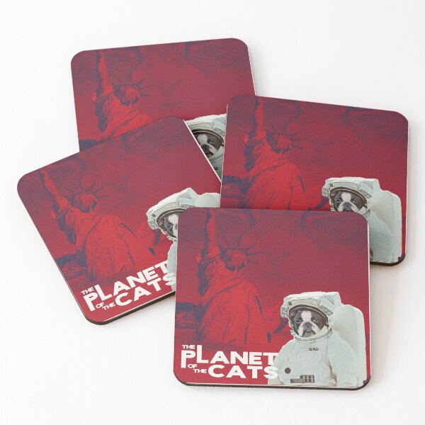Item preview, Retro Vintage Dog - Planet of the Cats designed and sold by oakhouse-io.
