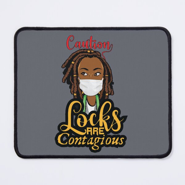 Item preview, CAUTION! LOCKS ARE CONTAGIOUS T-SHIRT CONCEPT designed and sold by PATPRO GRAPHICS.