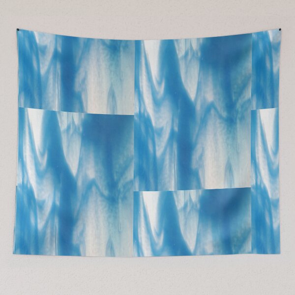 Item preview, Egyptian Blue and White Streaking designed and sold by DayColors.