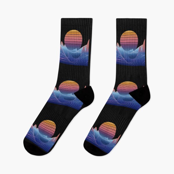 Item preview, Synthwave retro sunset designed and sold by DerSenat.