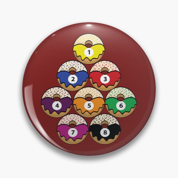 Item preview, Donut billiard balls designed and sold by Donutlovers.