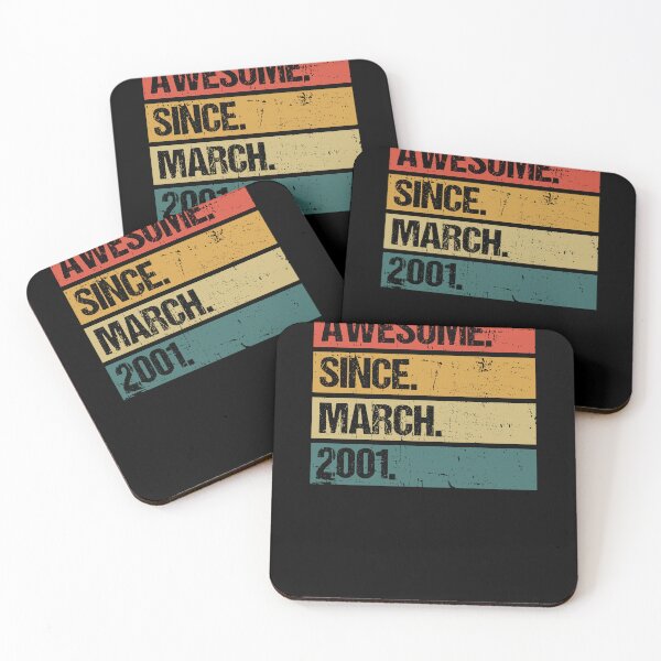 Item preview, 21th Birthday Gift: Awesome Since April 2001, Retro 2001 April Birthday designed and sold by AMINE  ★★★★★.