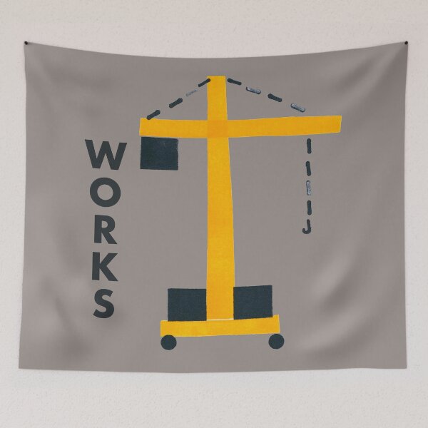 Item preview, WE LOVE WORKS! Tower crane. designed and sold by MERMAGOMA.