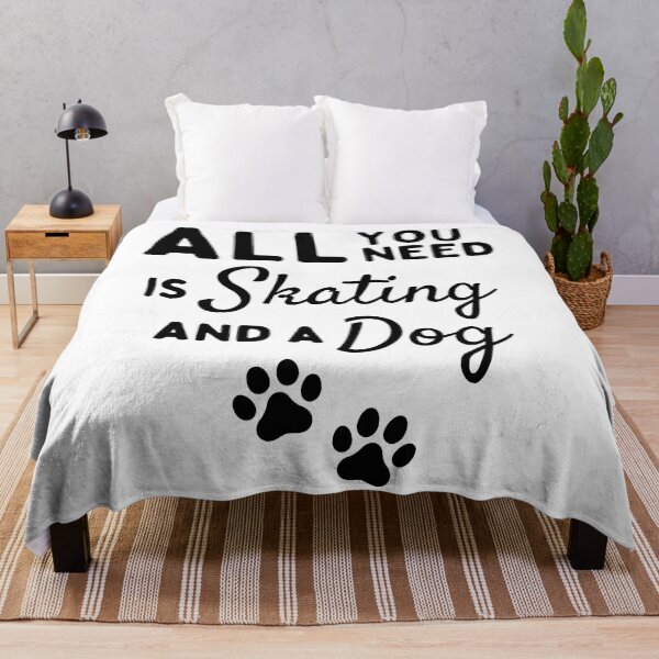Item preview, All you need is skating and a dog designed and sold by TheGreenGoat.