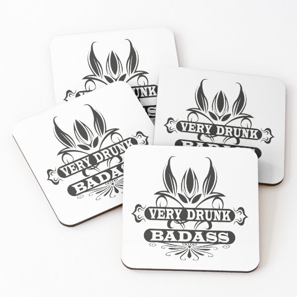 Item preview, Very Drunk Badass (Funny Sarcastic Quote) designed and sold by SassyClassyMe.