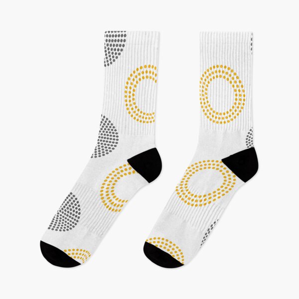 Artikelvorschau, Orange Gray and White Circle Polka Dot Pattern Pairs Coloro 2022 Popular Color Nectar 033-74-41 entworfen und verkauft von ColorOfTheYears.