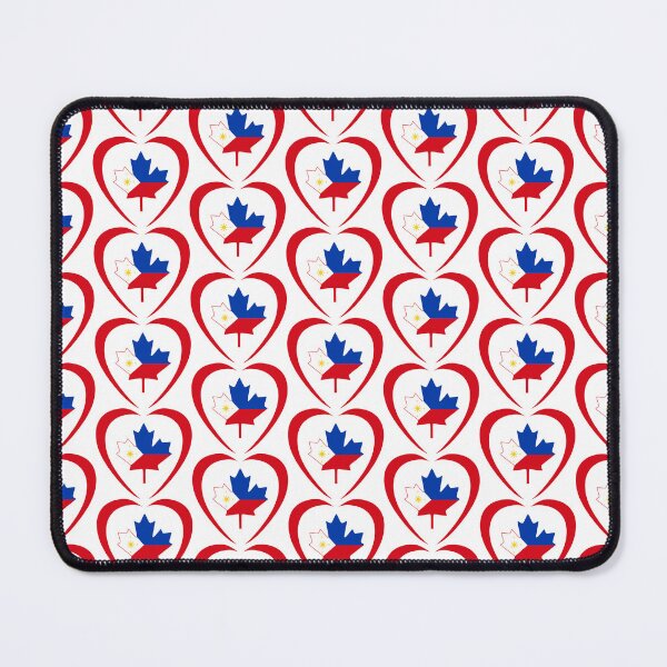 Item preview, Filipino Canadian Multinational Patriot Flag Series (Heart) designed and sold by Carbon-Fibre Media.