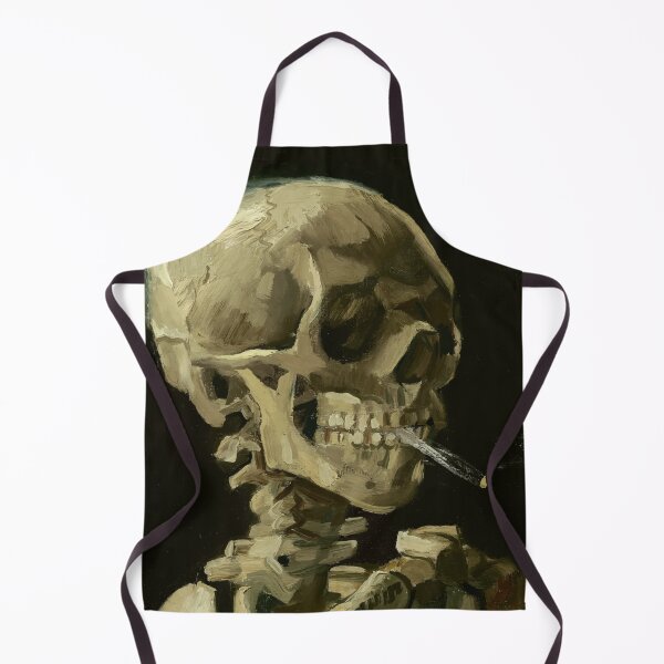 Item preview, Vincent Van Gogh - Skull with Burning Cigarette All Over Print designed and sold by BKNation.