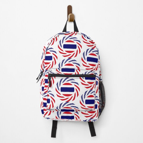 Item preview, Thai American Multinational Patriot Flag Series designed and sold by Carbon-Fibre Media.