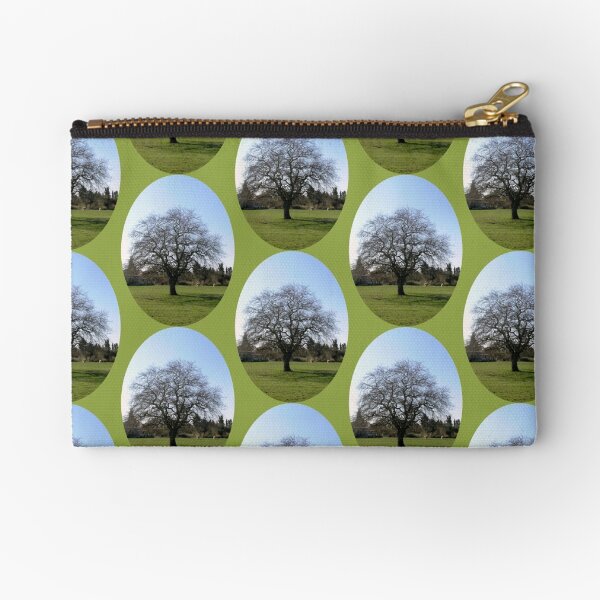 tree in winter Zipper Pouch