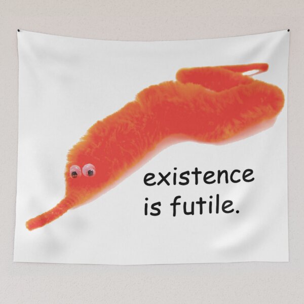 Item preview, existence is futile (worm on a string) designed and sold by joshsimone.