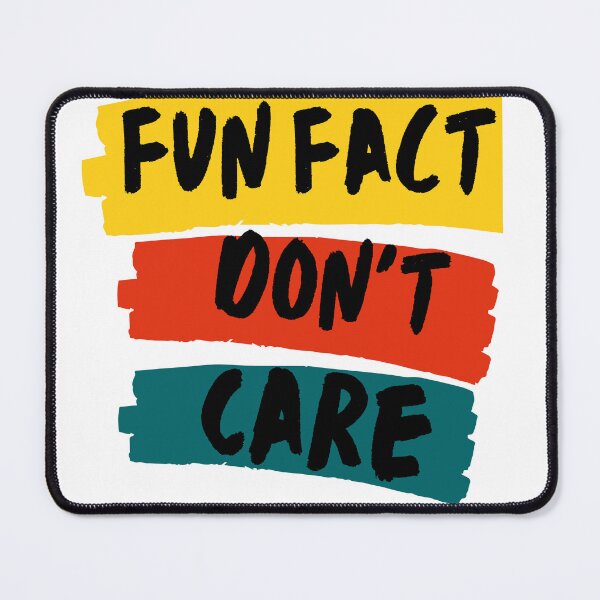 Item preview, Fun Fact l Don't Care Letter Print T-Shirt for  Funny Sayings Graphic Tees designed and sold by badretop.