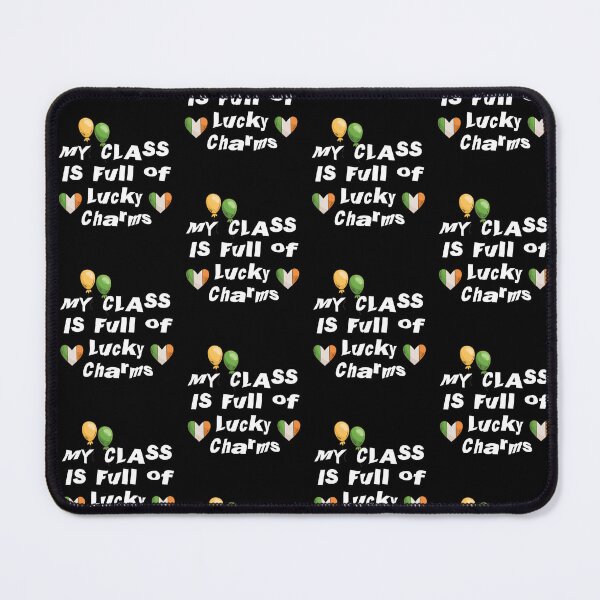 Item preview, My Class Is Full Of Lucky Charms Great Cool Text Design Ireland Heart Flag Funny st. patrick's day Gift  designed and sold by pedrored369.