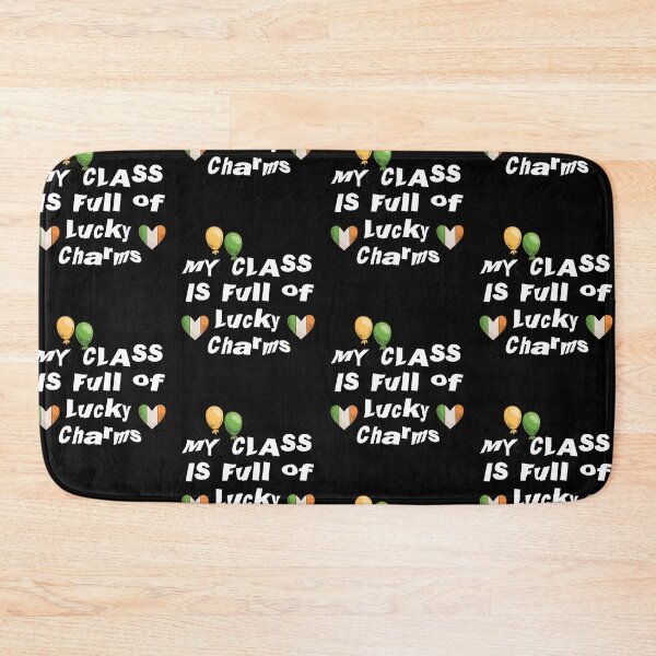 Item preview, My Class Is Full Of Lucky Charms Great Cool Text Design Ireland Heart Flag Funny st. patrick's day Gift  designed and sold by pedrored369.