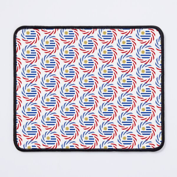 Item preview, Uruguayan American Multinational Patriot Flag Series designed and sold by Carbon-Fibre Media.
