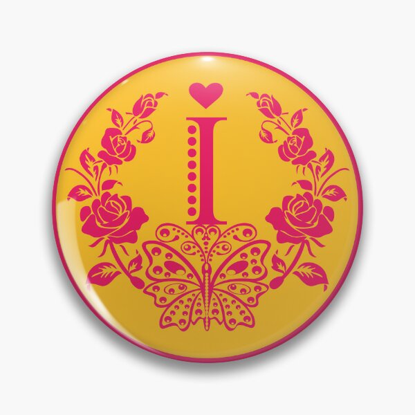 Item preview, Roses, Heart and Butterfly Monogram I designed and sold by ClownFishArts.