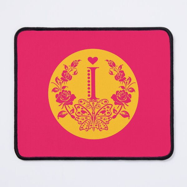 Item preview, Roses, Heart and Butterfly Monogram I designed and sold by ClownFishArts.