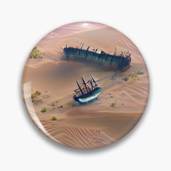 Item preview, Shipwreck in desert - Digital NFT art made by artificial intelligence (AI) designed and sold by Mad-Boy.