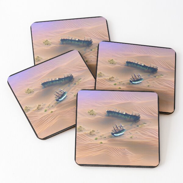 Item preview, Shipwreck in desert - Digital NFT art made by artificial intelligence (AI) designed and sold by Mad-Boy.