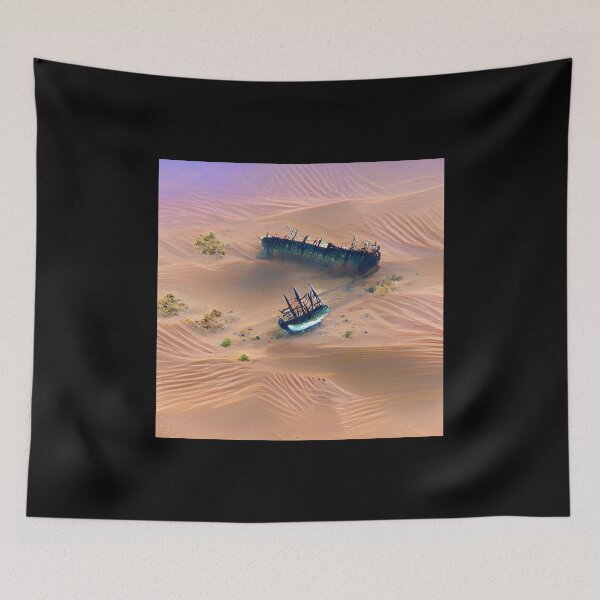 Item preview, Shipwreck in desert - Digital NFT art made by artificial intelligence (AI) designed and sold by Mad-Boy.