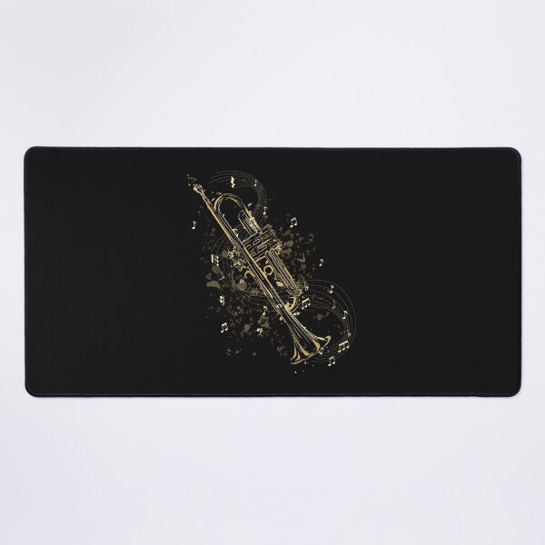 Item preview, Trumpet, music notes, trumpeter designed and sold by DerSenat.