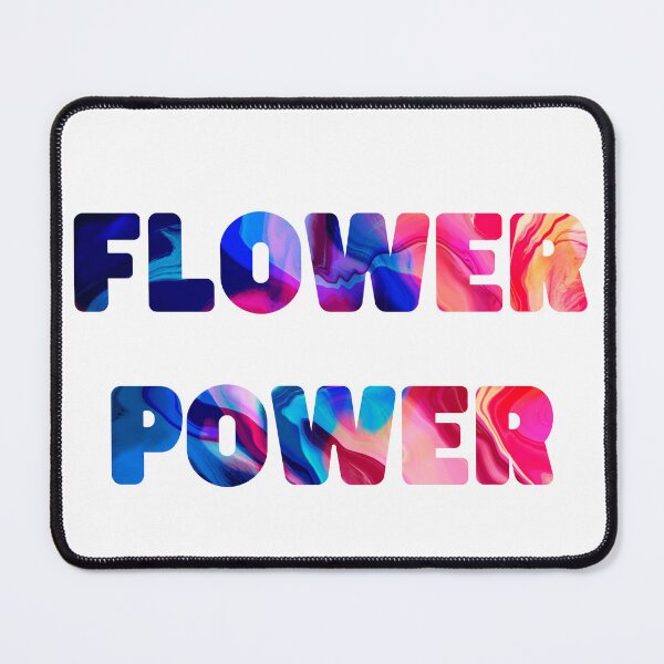 Item preview, Flower Power Blue and Pink Marble Design designed and sold by quinellie.