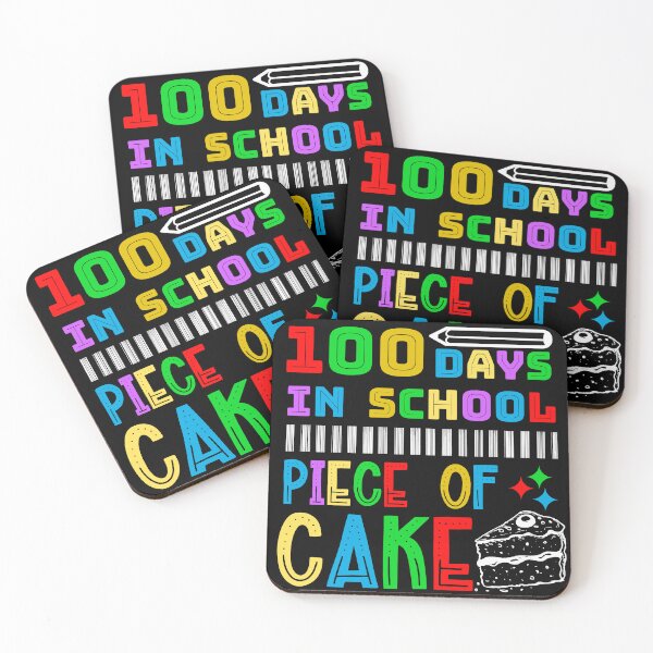Item preview, 100 Days In School Piece Of Cake Funny Teachers Students designed and sold by CharJens.