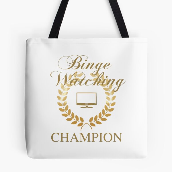 Item preview, Binge Watching Champion designed and sold by thepixelgarden.