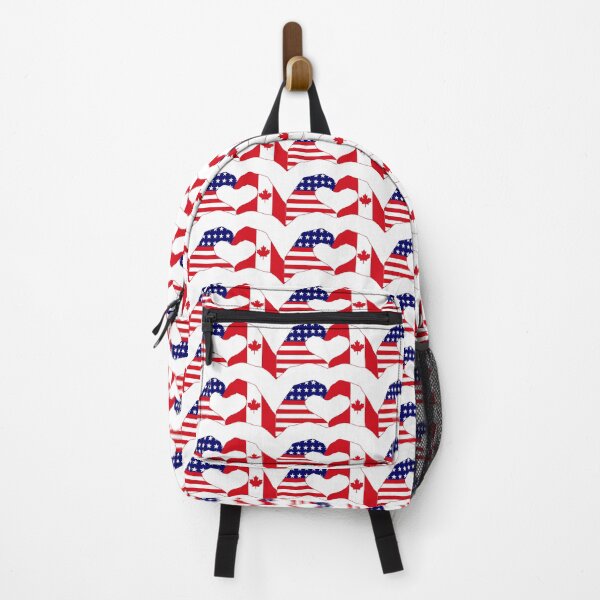Item preview, We Heart USA & Canada Patriot Flag Series designed and sold by Carbon-Fibre Media.