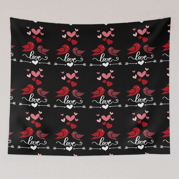 Item preview, The Season of Love Valentine Bird Lover's Heart Design designed and sold by IslandDrip.