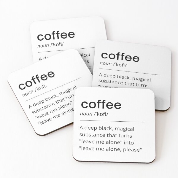 Item preview, Coffee - The Elixir of Life Print designed and sold by Michael Martin.