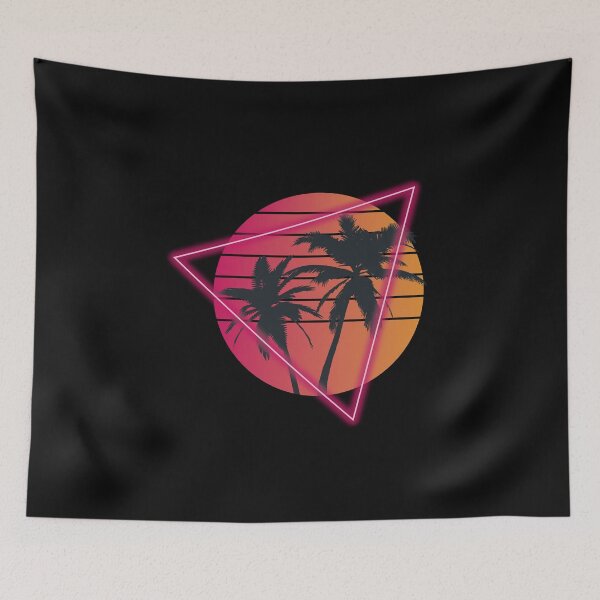 Item preview, Palm Trees Retro Sunset designed and sold by DerSenat.
