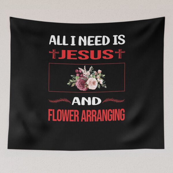 Item preview, Funny Jesus Flower Arranging Arrangement Floral Design designed and sold by FifineCroteau.