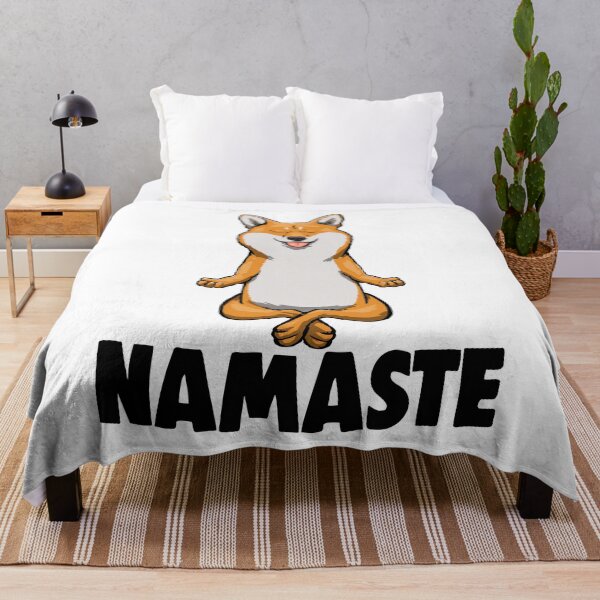 Item preview, Yoga Corgi Namaste designed and sold by Bendthetrend.