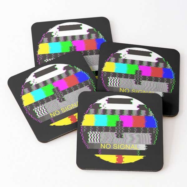 Item preview, Retro TV Test Card Glitched No Signal designed and sold by McPod.