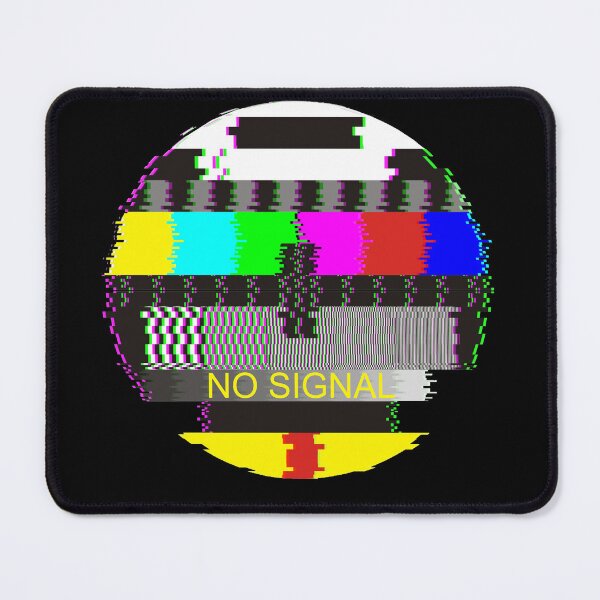 Item preview, Retro TV Test Card Glitched No Signal designed and sold by McPod.