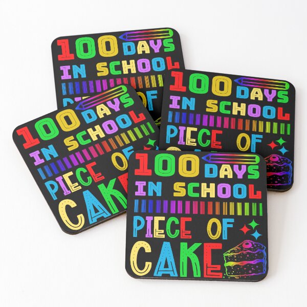 Item preview, 100 Days In School Piece Of Cake Funny Teachers Students designed and sold by CharJens.