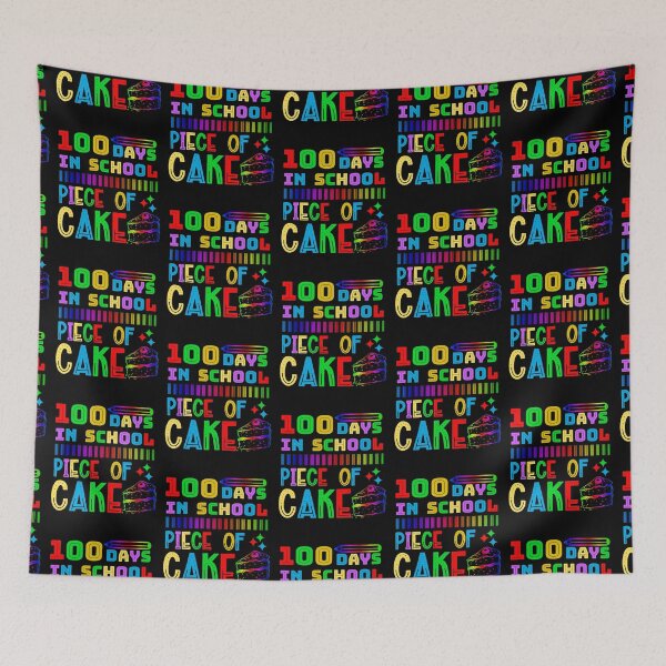Item preview, 100 Days In School Piece Of Cake Funny Teachers Students designed and sold by CharJens.