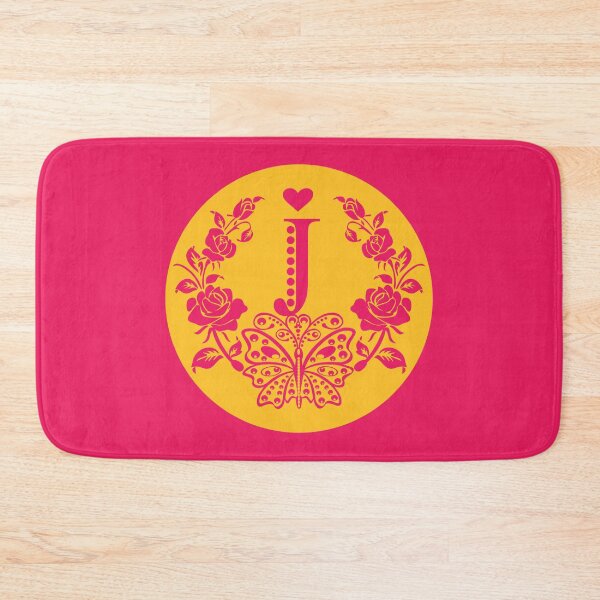 Item preview, Roses, Heart and Butterfly Monogram J designed and sold by ClownFishArts.