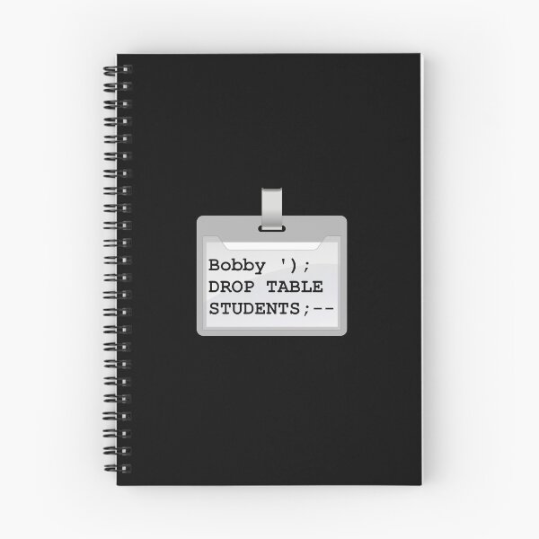 Item preview, Funny SQL Programmer Database Admin DBA CS Bobby Tables designed and sold by Creekman Designs.