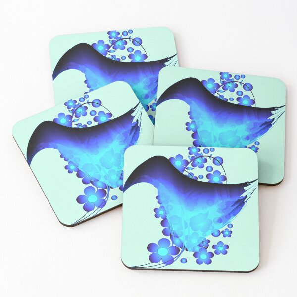 Item preview, Blue fantasy bird designed and sold by Robert Elfferich.