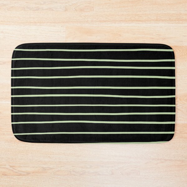 Artikelvorschau, Black and Green Horizontal Line Pattern Pairs Coloro 2022 Popular Color Aloe Gel 058-83-18 entworfen und verkauft von ColorOfTheYears.
