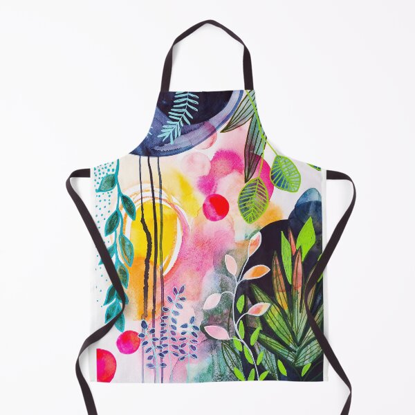 Item preview, Jungle fever - Abstract jungle landscape in watercolor designed and sold by SusanneRoseArt.