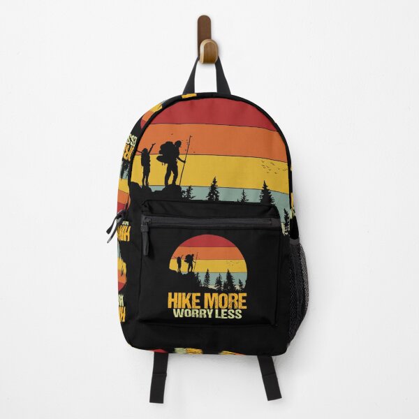 Item preview, Hike More Worry Less Couple Hikers Matching designed and sold by amishacreates.
