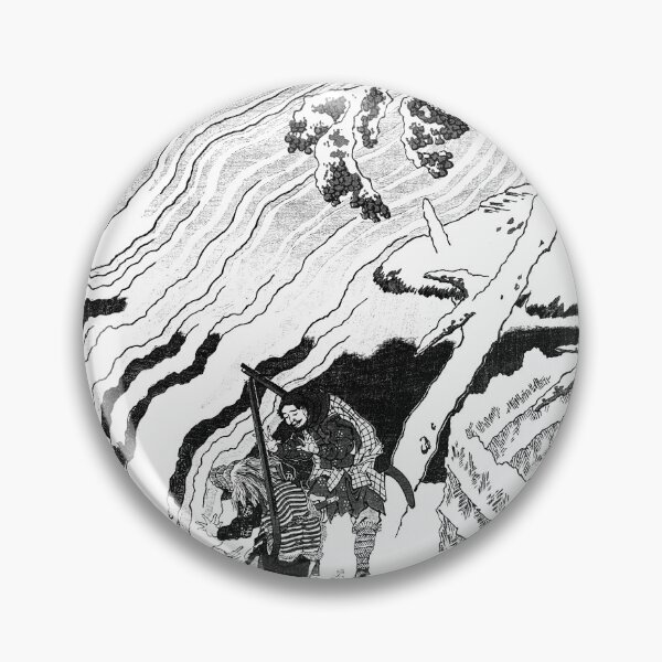 Item preview, Minamoto no Muneyuki Ason by Katsushika Hokusai (1760-1849) Black Print designed and sold by RyanCaudell.