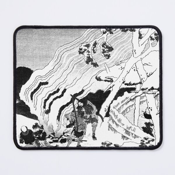 Item preview, Minamoto no Muneyuki Ason by Katsushika Hokusai (1760-1849) Black Print designed and sold by RyanCaudell.