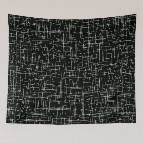 Item preview, Black and Green Abstract Mosaic Grid Pattern Pairs Coloro 2022 Popular Color Aloe Gel 058-83-18 designed and sold by ColorOfTheYears.