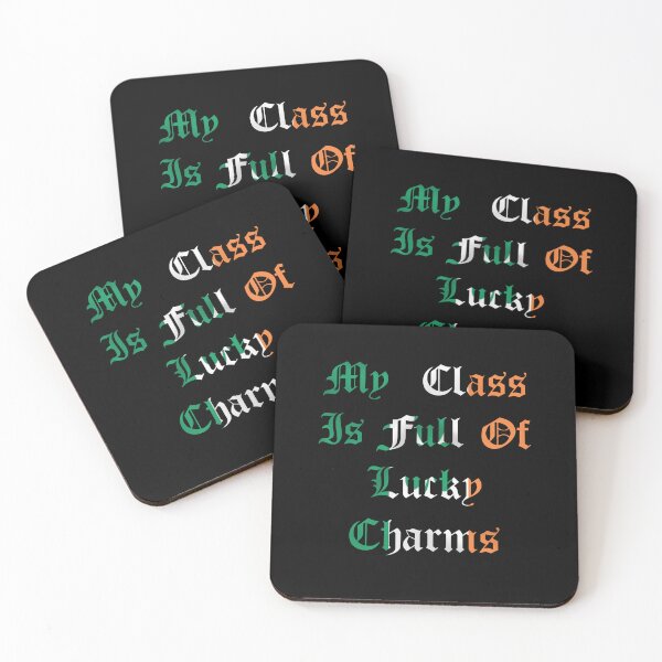 Item preview, My Class Is Full Of Lucky Charms Great Art Ireland Text Design Funny st. patrick's day Present designed and sold by pedrored369.