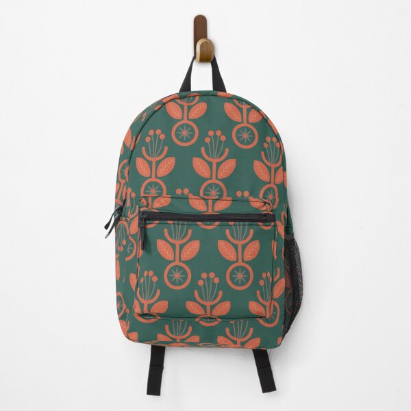 Item preview, Luonto, Flowers and Leaves Pattern in Earth Tone Color designed and sold by BesanoStyle.