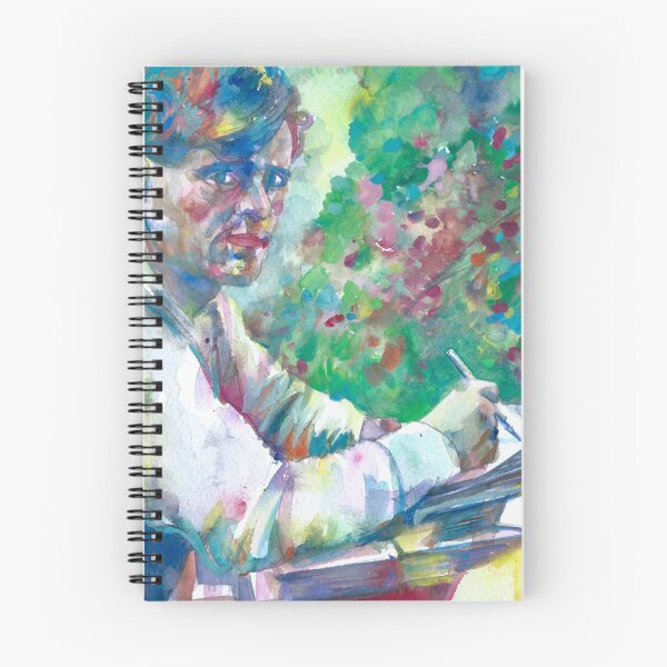 Item preview, JACK LONDON writing - watercolor portrait .1 designed and sold by lautir.